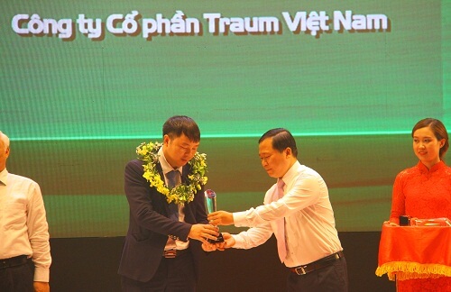 Traum Việt Nam nhận danh hiệu doanh nhân trẻ khởi nghiệp xuất sắc 2016