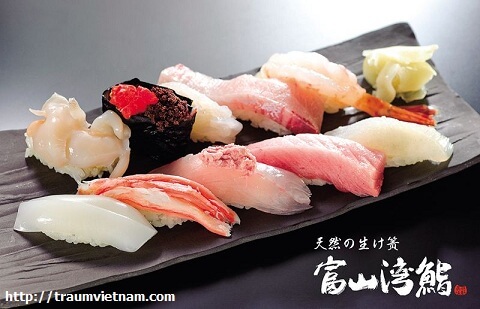 Sushi vịnh Toyama