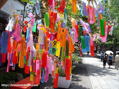 Lễ hội thất tịch (Tanabata) - Tỉnh Miyagi Nhật Bản