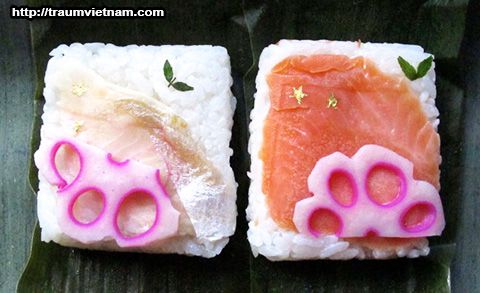 Sasa-zushi - món sushi vuông độc đáo