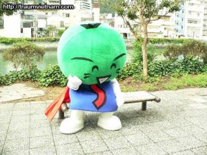 Sudachi-kun Linh vật của tỉnh Tokushima Nhật Bản